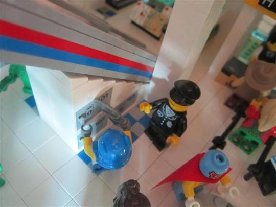 Locked briefcase gag